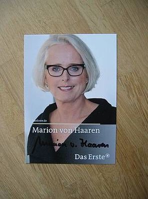 WDR Fernsehmoderatorin Marion von Haaren - Autogramm!!!