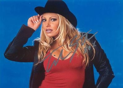SEXY Original Autogramm TRISH Stratus auf HGF