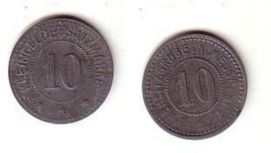 10 Pfennig Wertmarke Prehlitz Grube II Meuselwitz um1918