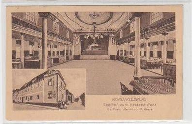 50023 Ak Knautkleeberg Gasthof zum weissen Ross 1926