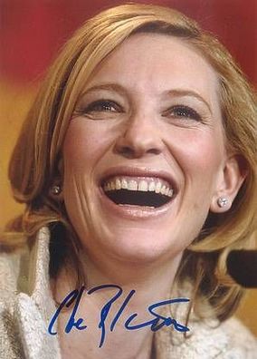 Original Autogramm CATE Blanchett auf HGF