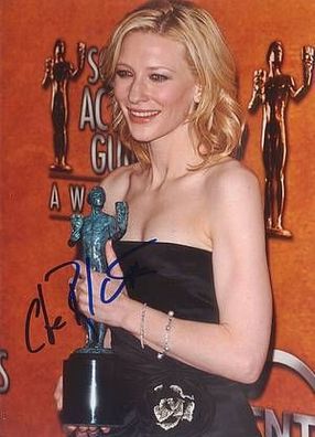 Original Autogramm CATE Blanchett auf HGF