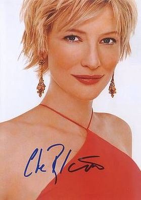 Original Autogramm CATE Blanchett auf HGF