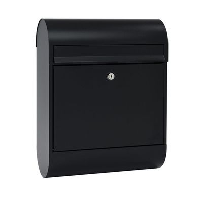 Mefa Ruby 864 Briefkasten Tiefschwarz RAL 9005