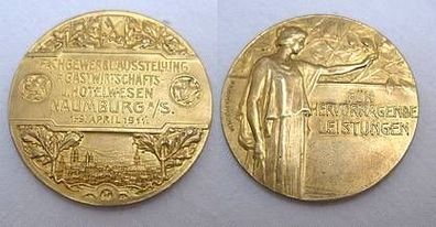 Bronze Medaille Ausstellung Hotelwesen Naumburg 1911