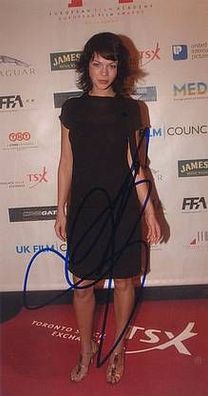 Original Autogramm Jessica Schwarz auf Foto