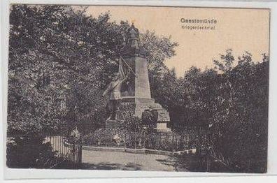 48765 Ak Geestemünde Kriegerdenkmal 1921