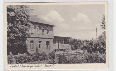 49490 Ak Egestorf (Lüneburger Heide) Bahnhof um 1910