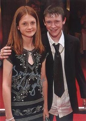 Original Autogramm BONNIE WRIGHT (Harry Potter)
