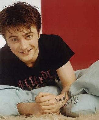 Original Autogramm DANIEL Radcliffe Harry Potter (COA)