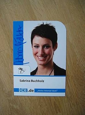 Biathlon Star Sabrina Buchholz - handsigniertes Autogramm!!!
