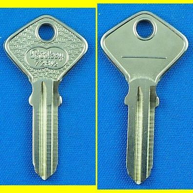 Schlüsselrohling Börkey 728 1/2 für Bloster, Cromodora, Farma, Fist, Giobert, Safe,