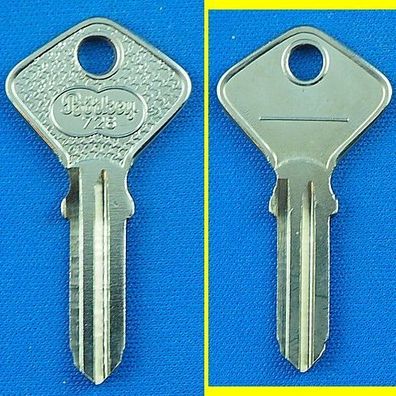 Schlüsselrohling Börkey 728 für Bloster, Cromodora, Farma, Fist, Giobert, Safe