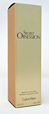 46€/100ml) Calvin Klein Secret Obsession Deodorant Deo Spray Damen 150ml