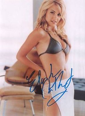 SEXY Original Autogramm ELISHA Cuthbert auf HGF