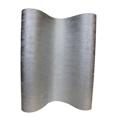 Vliestapete Uni Struktur silber glanz metallic