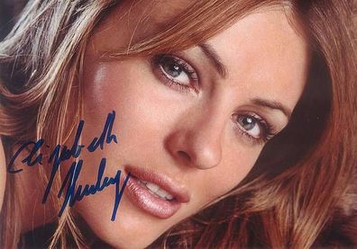 Original Autogramm Elizabeth LIZ HURLEY auf HGF