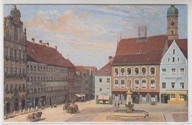 48678 Ak Landsberg am Lech Hauptplatz mit Rathaus 1943