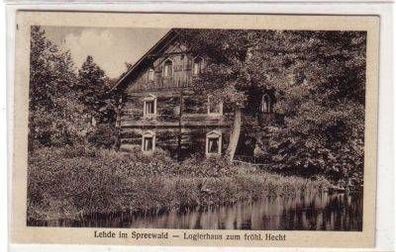 48976 Ak Lehde Spreewald Logierhaus z. fröhl. Hecht 1936