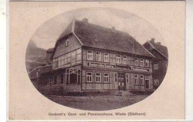 48911 Ak Umbreits Gast-/ Pensionshaus Wieda Südharz um1920