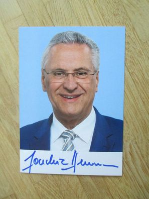 Bayern Staatsminister CSU Joachim Herrmann - handsigniertes Autogramm!!!