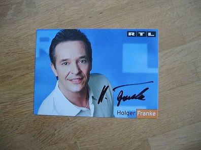 Unter uns Schauspieler Holger Franke hands. Autogramm!!