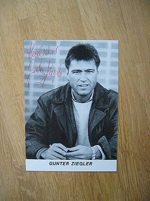 Schauspieler Gunter Ziegler handsigniertes Autogramm!!!