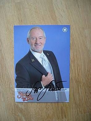 Sturm der Liebe Schauspieler Sepp Schauer Autogramm