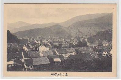 49087 Ak Wolfach in Baden Gesamtansicht um 1920