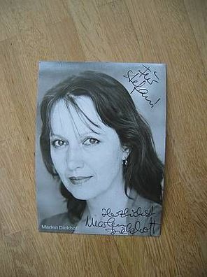 Schauspielerin Marlen Diekhoff handsigniertes Autogramm