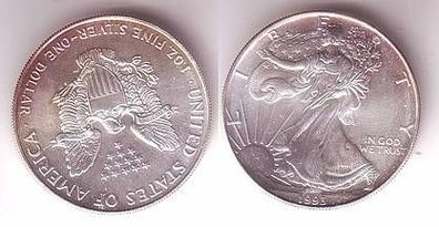 1 Dollar Silber Anlage Münze USA 1 Unze 1993