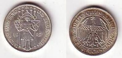 Silbermünze 3 Mark 1000 Jahre Meissen 1929 E