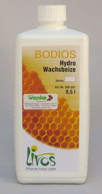 18,40€/1l) Livos Bodios Hydro-Wachsbeize 340 500 ml für innen