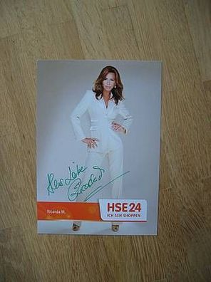 HSE Fernsehmoderatorin Ricarda M. Hofmann Autogramm!!!