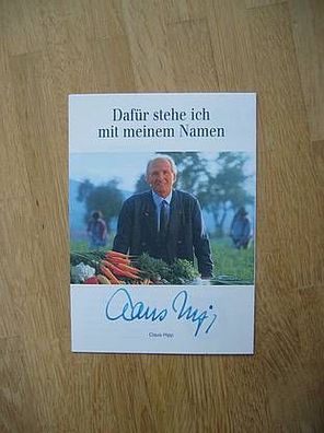 Unternehmer Dr. Claus Hipp handsigniertes Autogramm!!!