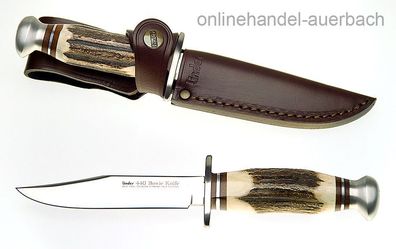 LINDER Original Bowie Hirschhorn Messer Jagdmesser