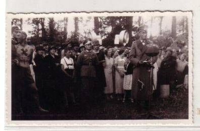 50148 Foto Militär Biwak in Schötmar 1936