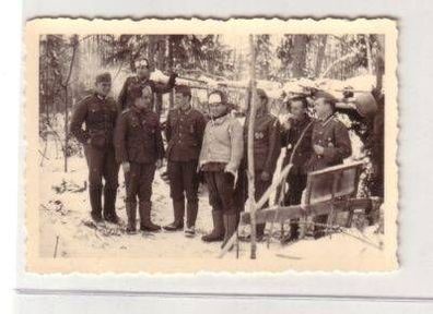 47351 Foto Deutsche Soldaten Infanteristen Winter 2. WK