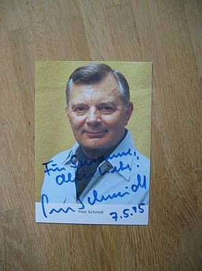 Schauspieler Peer Schmidt handsigniertes Autogramm!!!