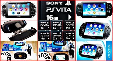 Sony PSVITA Auswahl 3G & Wifi Konsolen+ OVP + PV VITA Displayschutzfolie + Codecarten