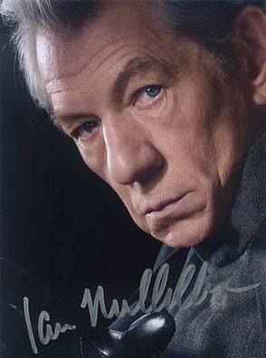 Original Autogramm Magneto IAN Mckellen X-Men (COA)