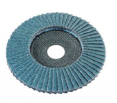 20 Fächerscheiben INOX blau Ø 115 mm Korn 80 Schleifscheiben Lamellenscheiben
