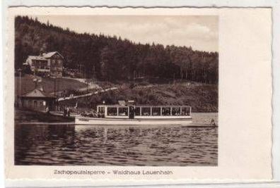 46431 Ak Zschopautalsperre Waldhaus Lauenhain um 1930