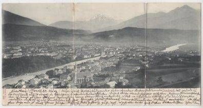 48952/ 3 Fach Klapp Ak Innsbruck Totalansicht 1900