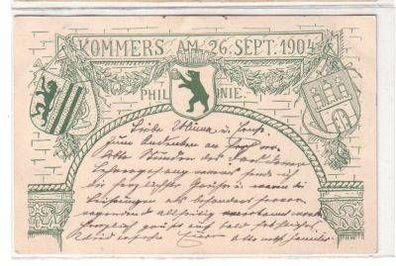 49202 Studentika Ak Kommers am 26. September 1904