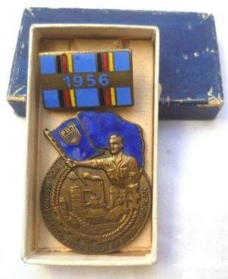 DDR Medaille für hervor. Leistungen im 5 Jahrplan 1956