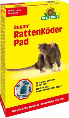 Neudorff Sugan RattenKöder Pad 400g