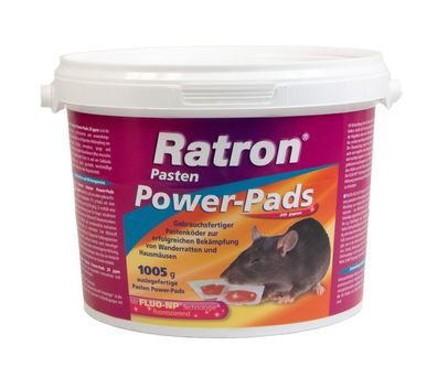 Frunol Ratron Pasten Power-Pads 29 ppm 67x15g | Rattenköder