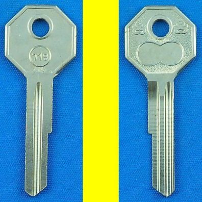 Schlüsselrohling Börkey 719 für verschiedene Presta / Audi, DKW