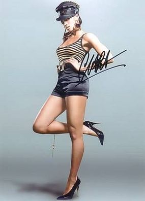 SEXY Original Autogramm CIARA Princess HARRIS auf Großfoto (COA)
